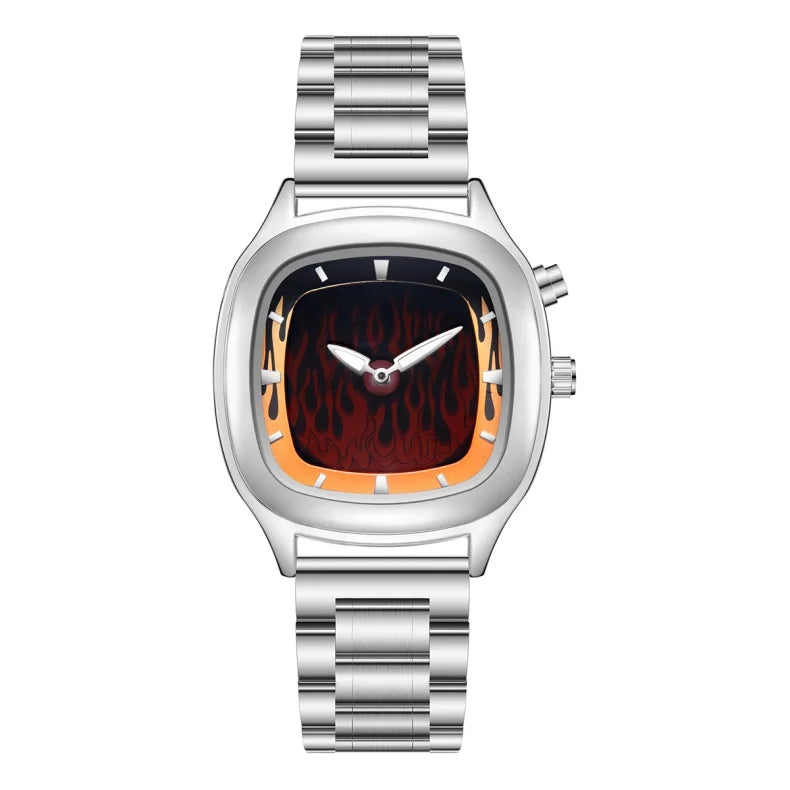 Y2K Flame Animation Watch
