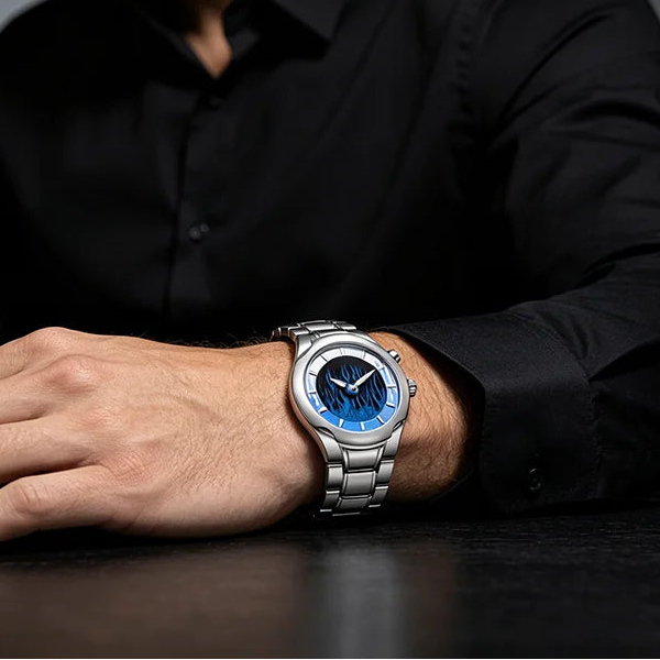 Y2K Flame Animation Watch