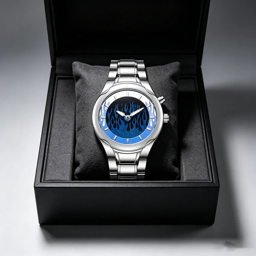 Y2K Flame Animation Watch