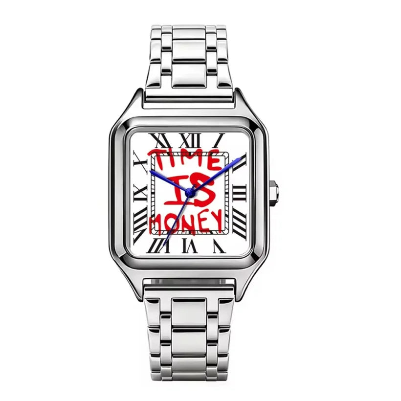 "Time Is Money" Men's Watch