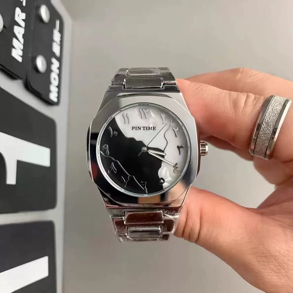 "Who Cares I'm Already Late" Quartz Wristwatch for Men