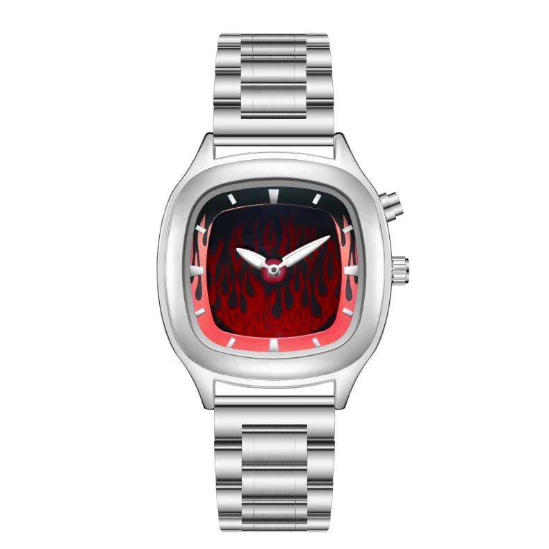Y2K Flame Animation Watch