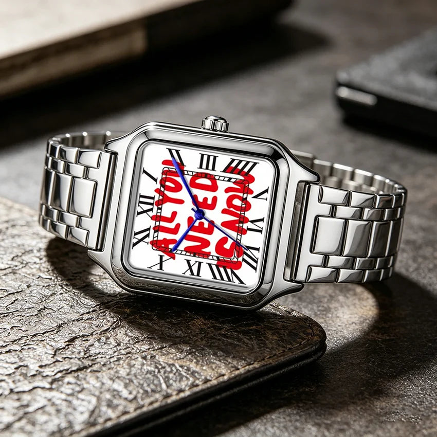"Time Is Money" Men's Watch