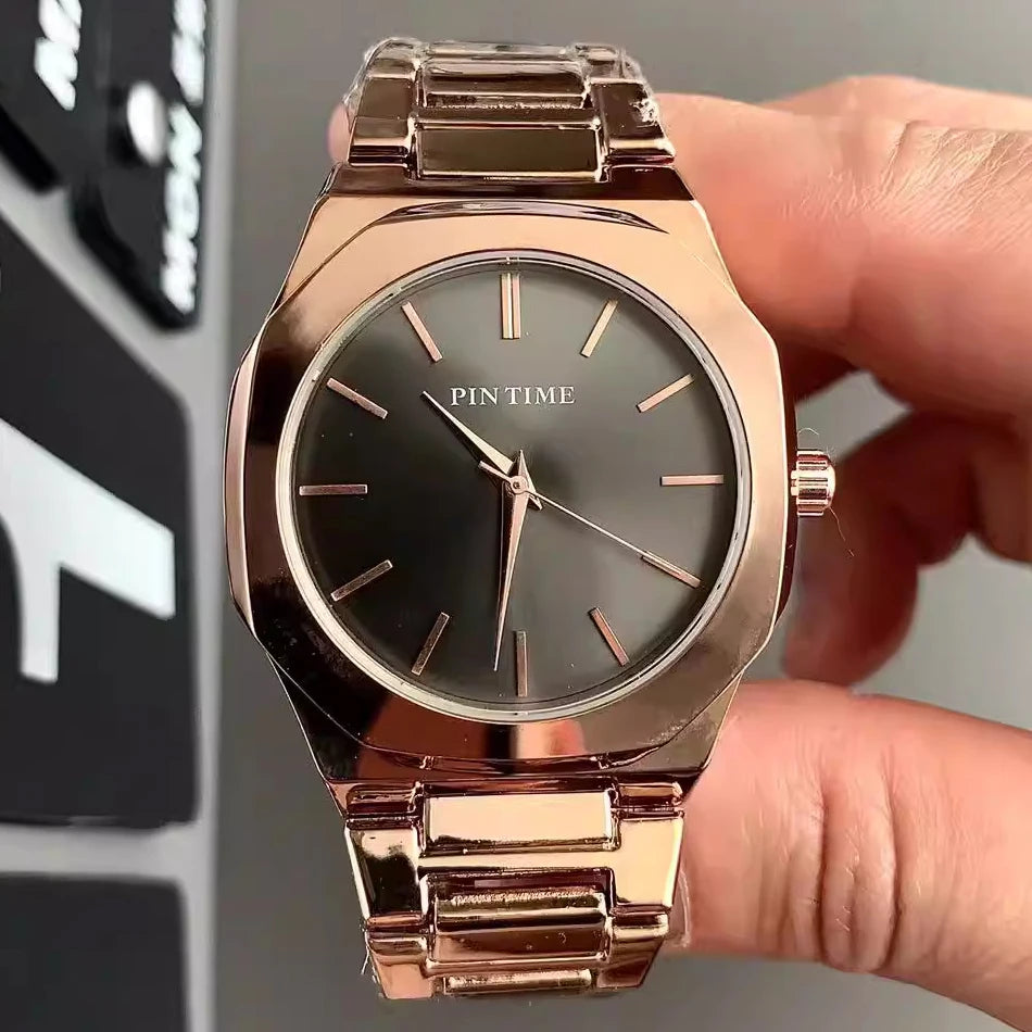 "Who Cares I'm Already Late" Quartz Wristwatch for Men