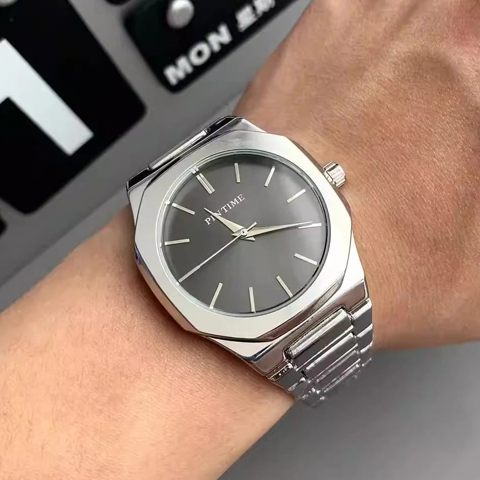 "Who Cares I'm Already Late" Quartz Wristwatch for Men
