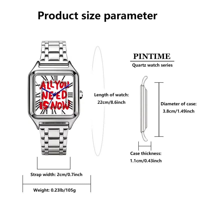 "Time Is Money" Men's Watch