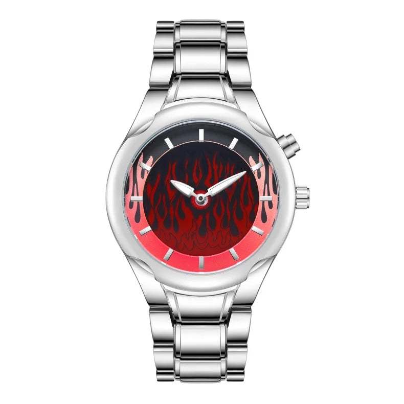 Y2K Flame Animation Watch