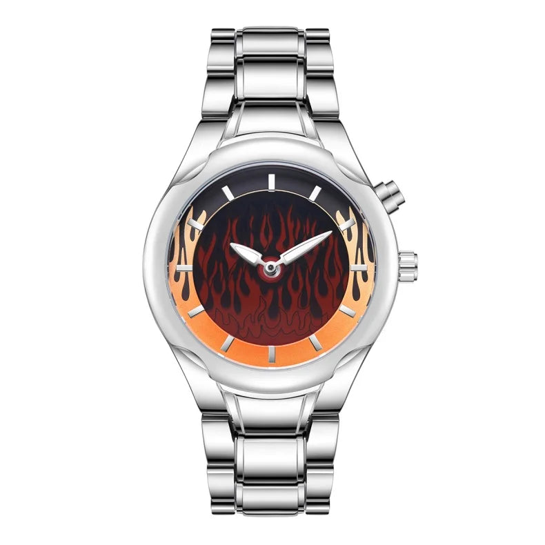 Y2K Flame Animation Watch