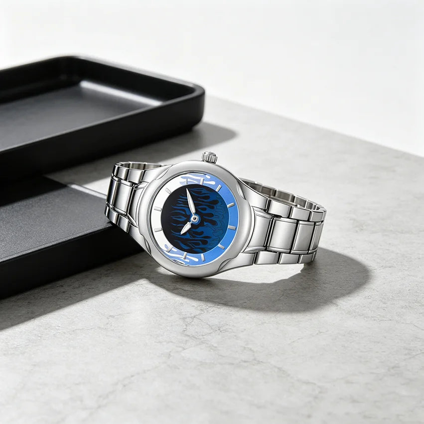 Y2K Flame Animation Watch